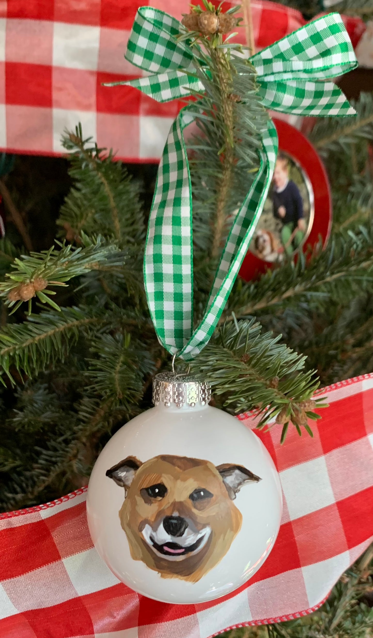 Pet Portrait Ornament